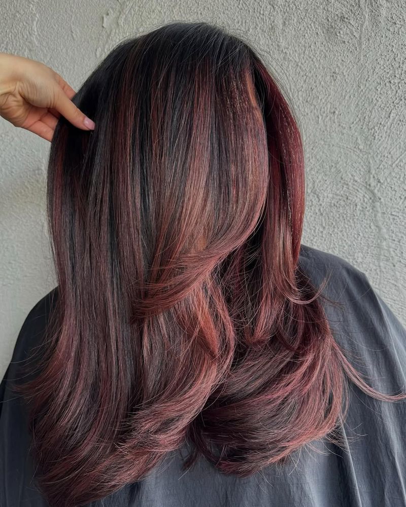 Burgundy Highlights