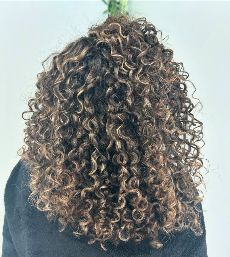 Soft Highlights on Curls