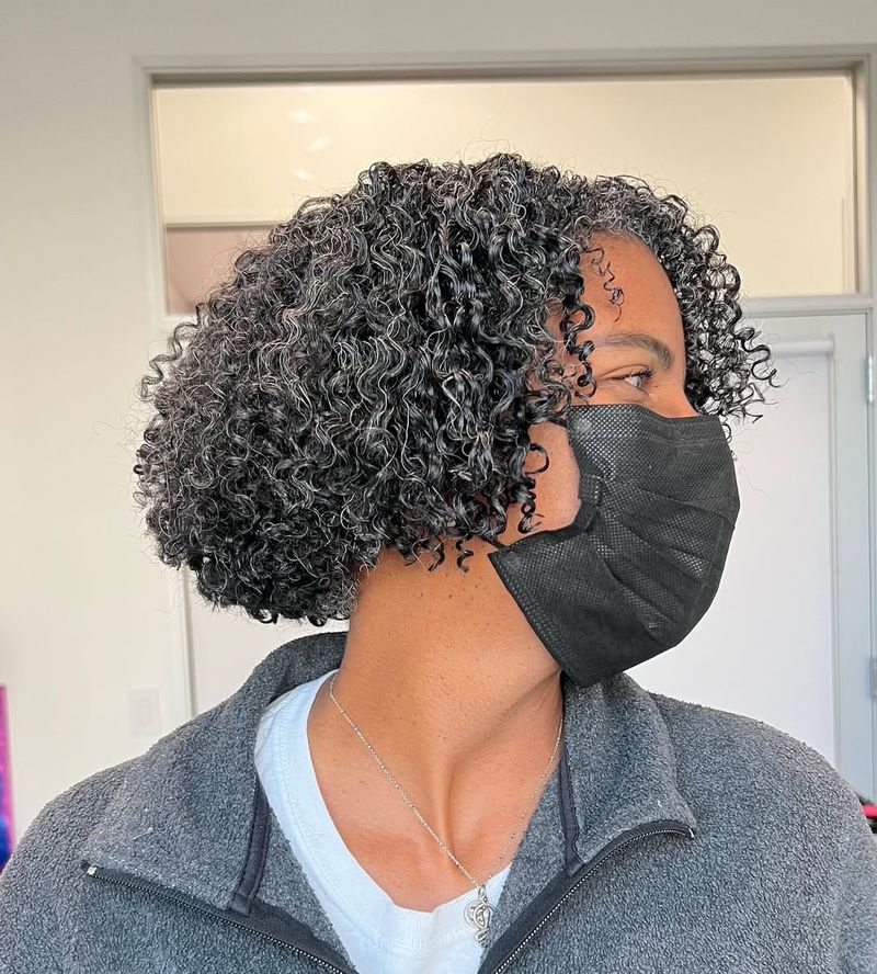 Short Bob with Voluminous Curls