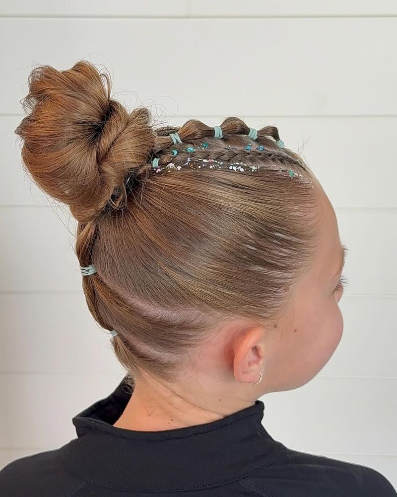 Bubble Braid Bun