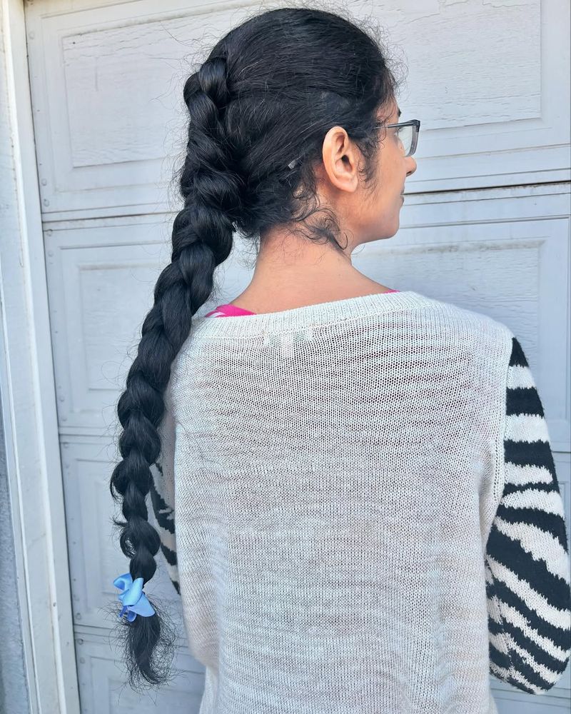 Dutch Braid Ponytail