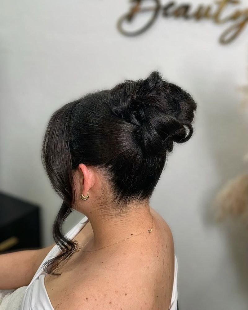 Elegant High Bun