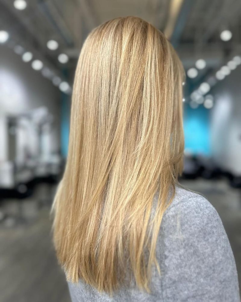 Golden Blonde Lowlights