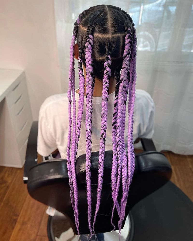 Purple Haze Jumbo Braids