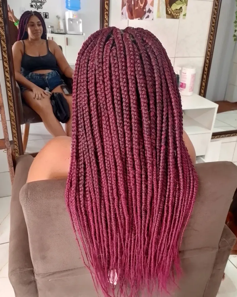 Rose Gold Jumbo Braids