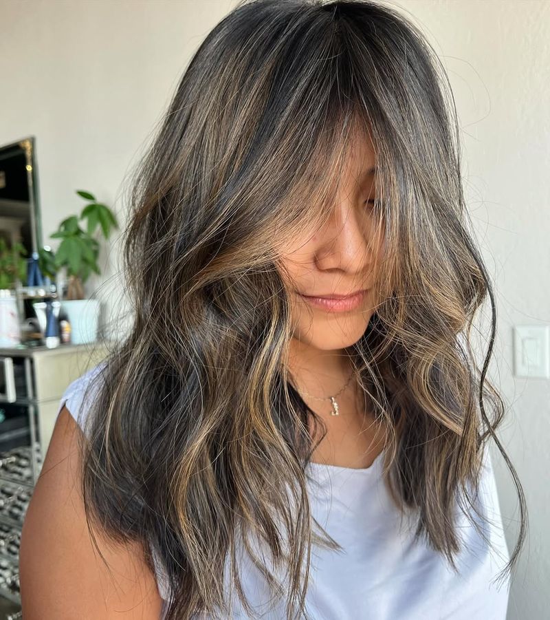 Layered Cut with Subtle Balayage