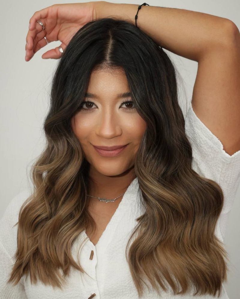 Layered Hair with Ombre