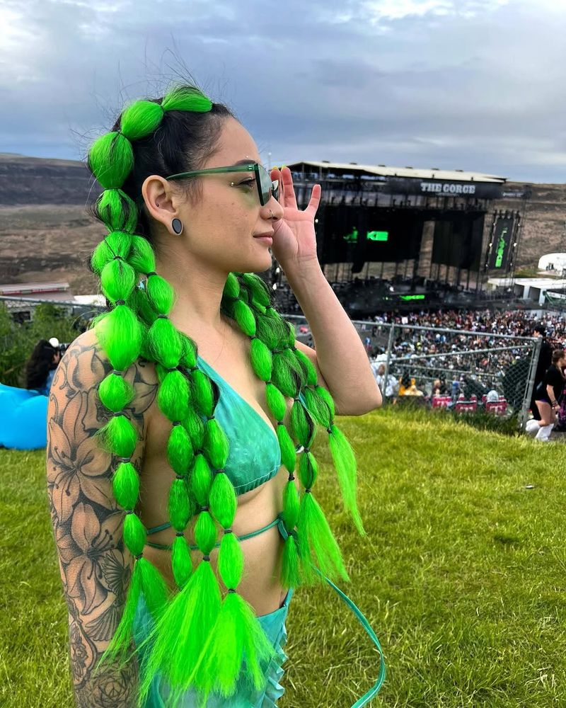 Festival Bubble Braids