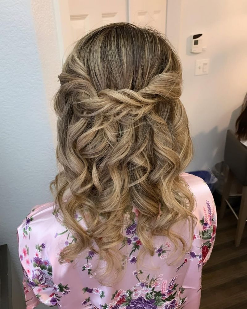 Half-Up Braided Twist