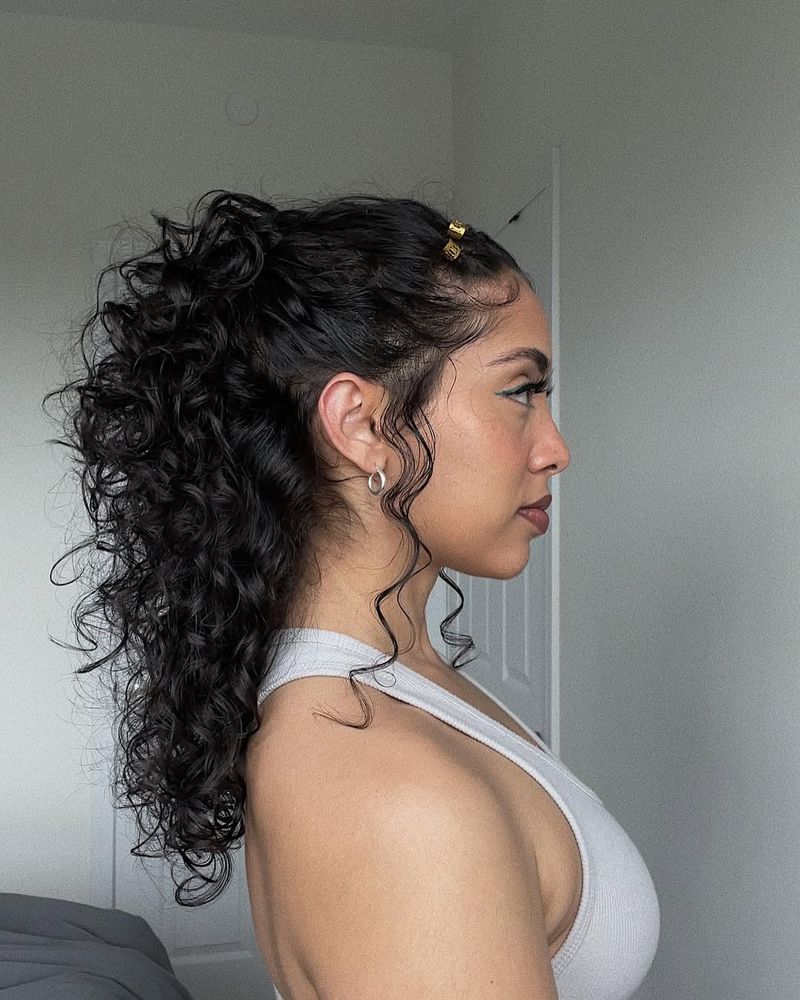 Pinned Back Curls