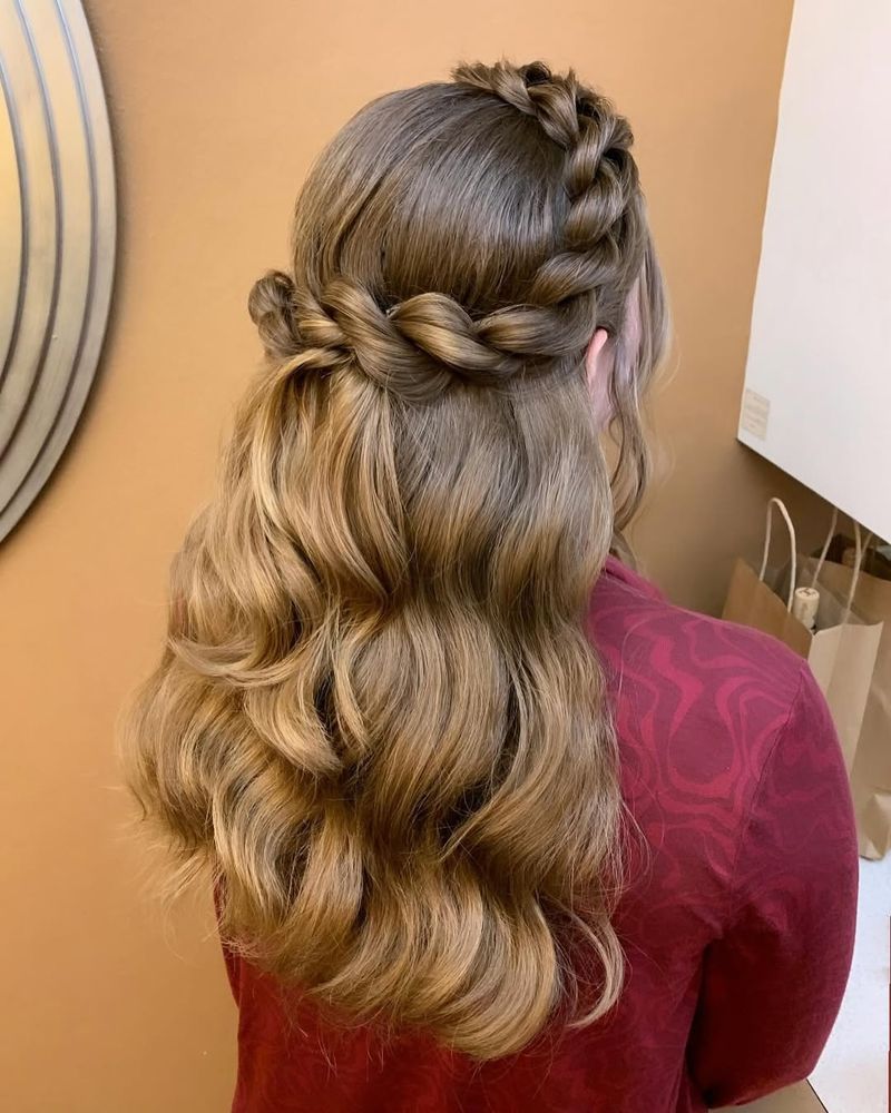 Half-Up Rope Braid