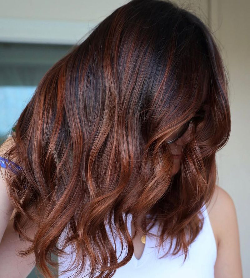 Copper Shimmer Highlights