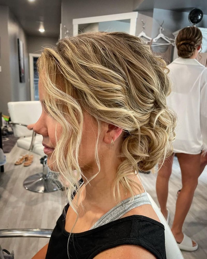 Side-Swept Updo