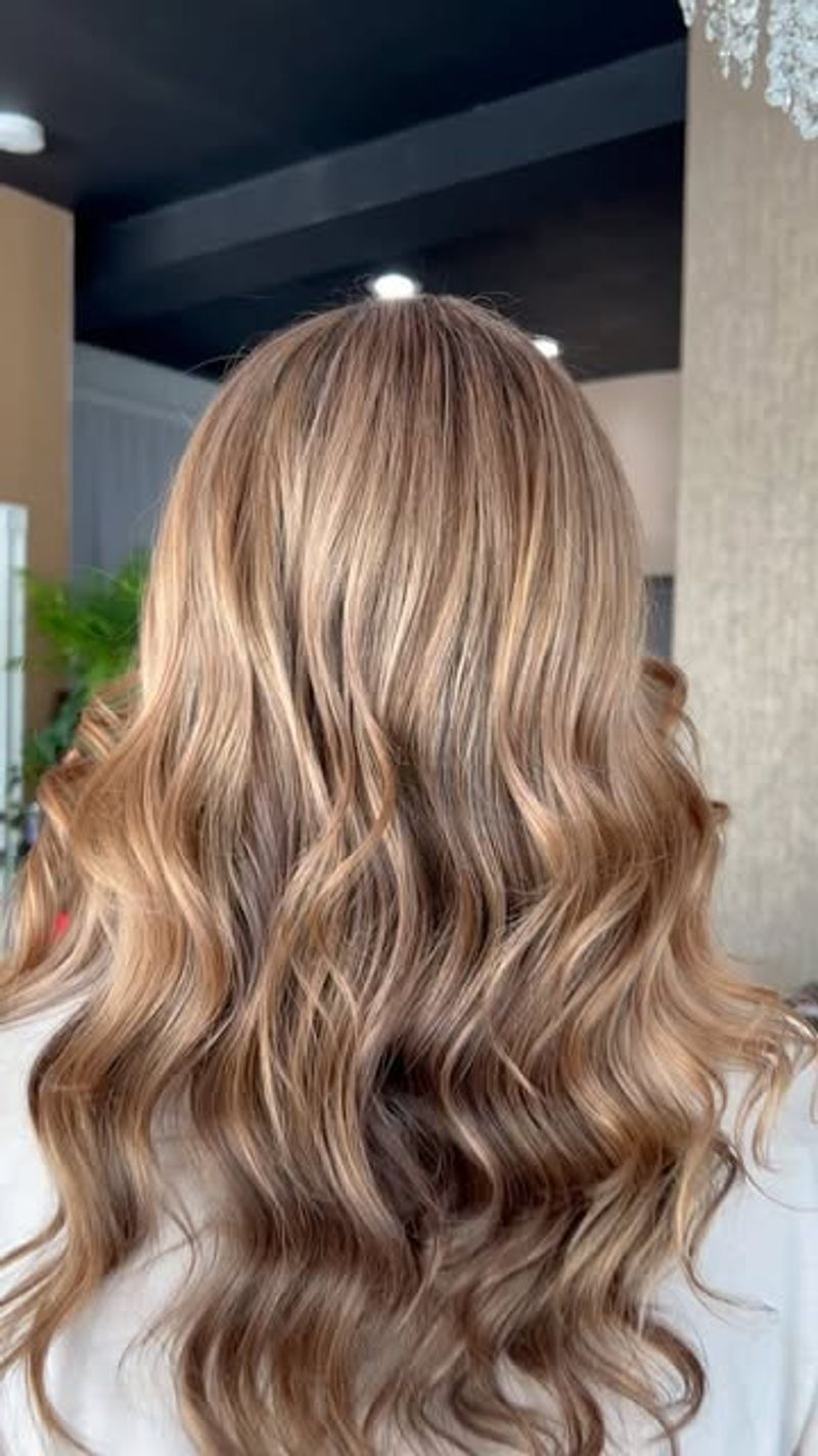 Pastel Golden Highlights