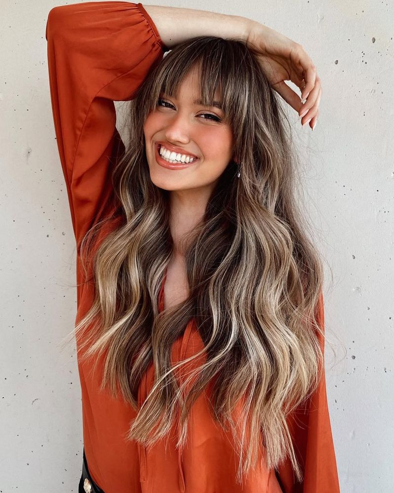 Long Hair with Bangs