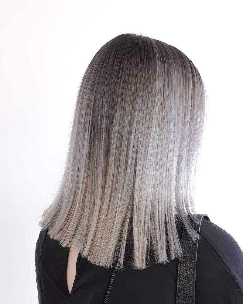 Soft Silver Balayage