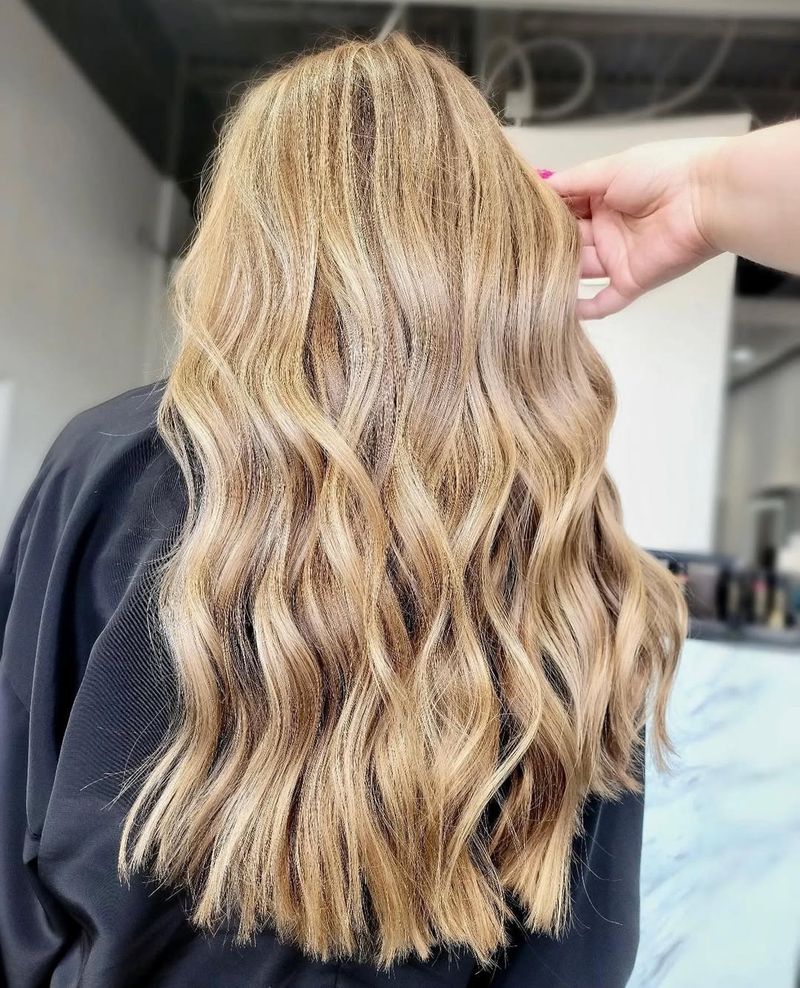 Toffee Blonde Highlights