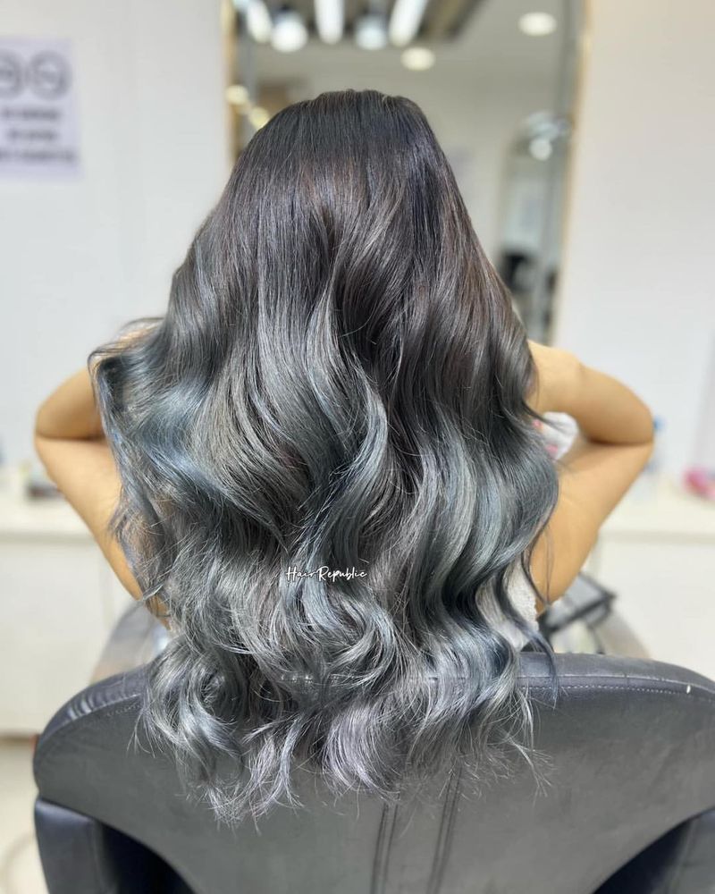 Subtle Silver Ombre