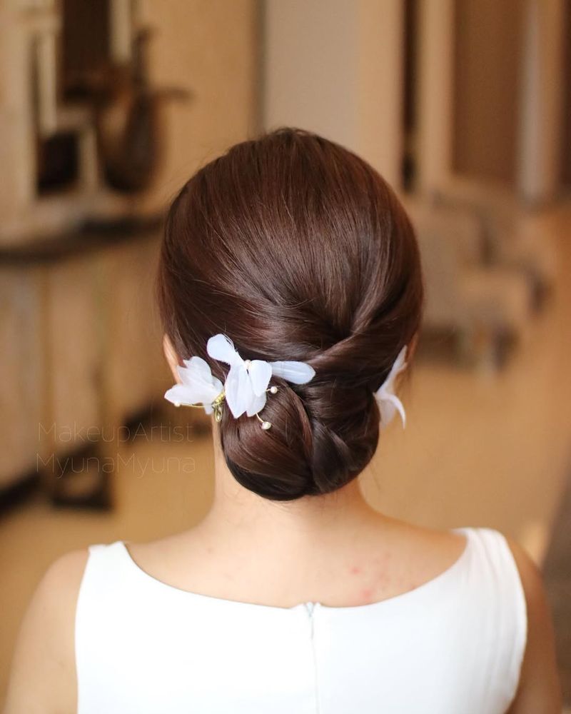 Elegant Bun with Accessories