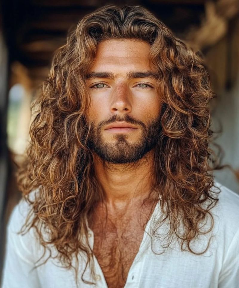 Long Hair with Beard