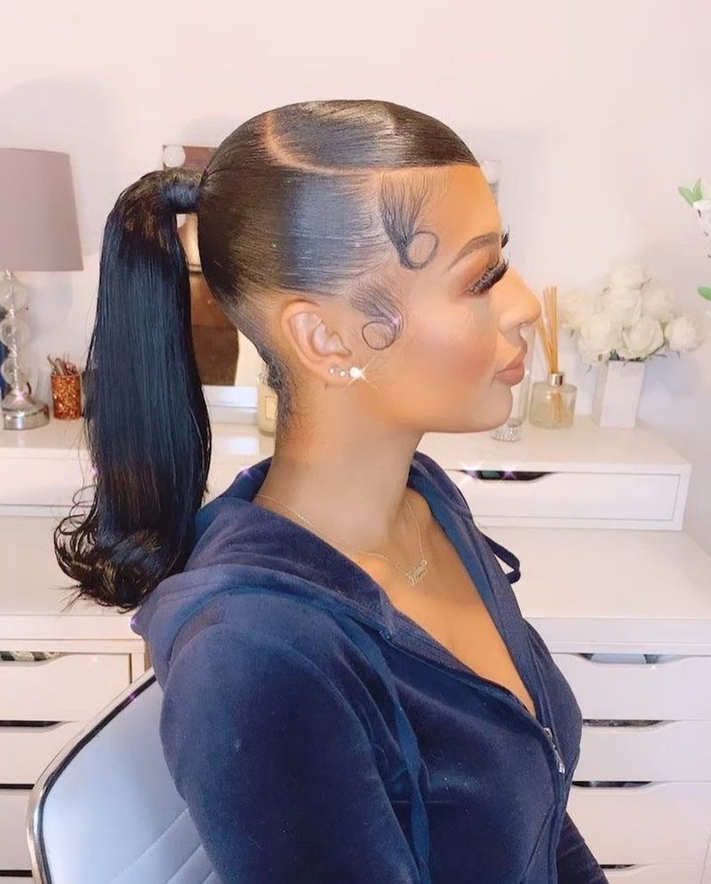 Retro Ponytail with Flip