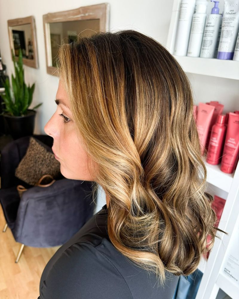 Golden Blonde Highlights