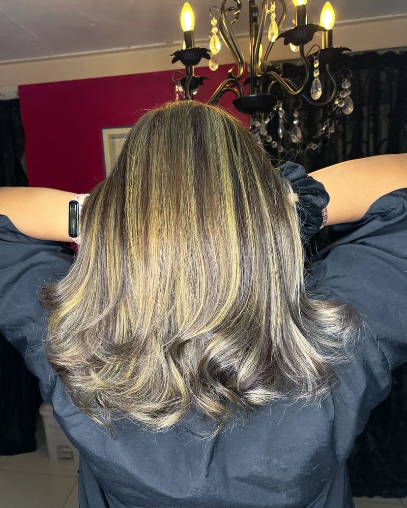 Bronze Blonde Highlights