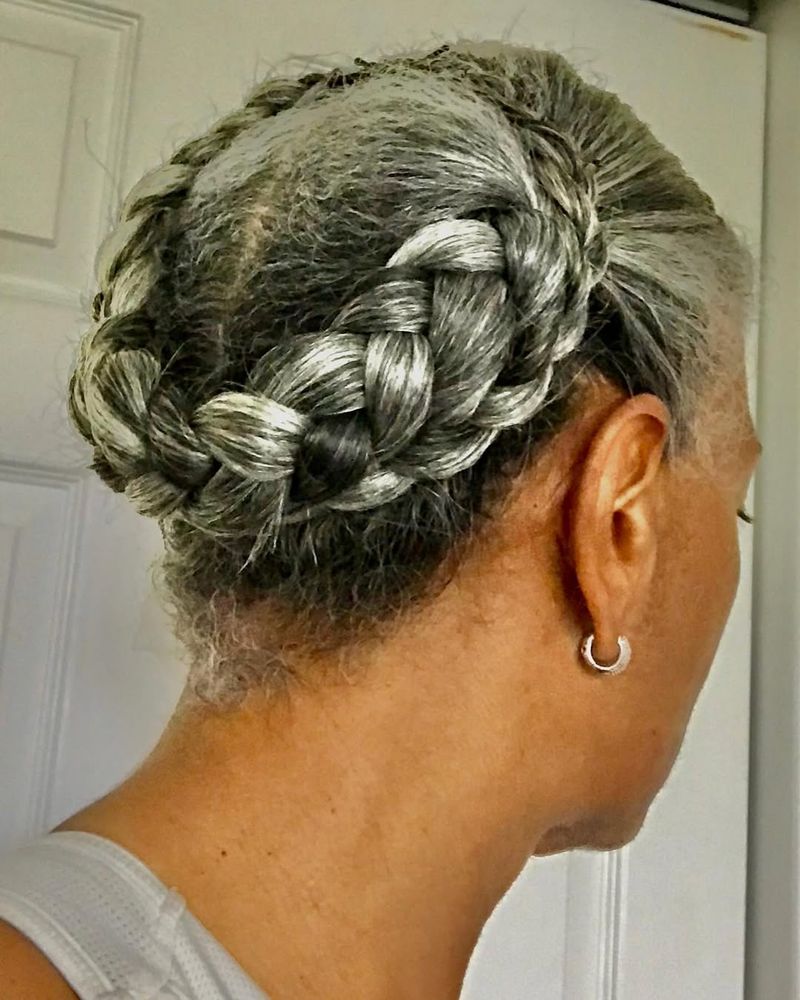 Silver Crown Braid