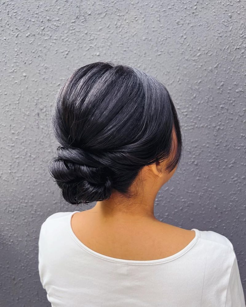 Penteado baixo gracioso