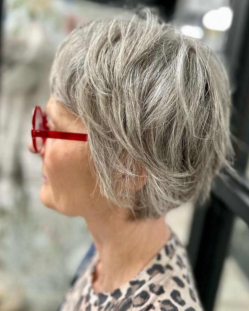 Textured Bob Shag