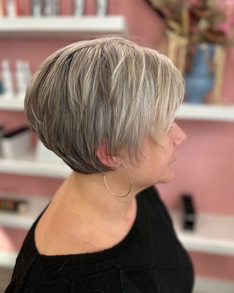 Layered Pixie Blowout