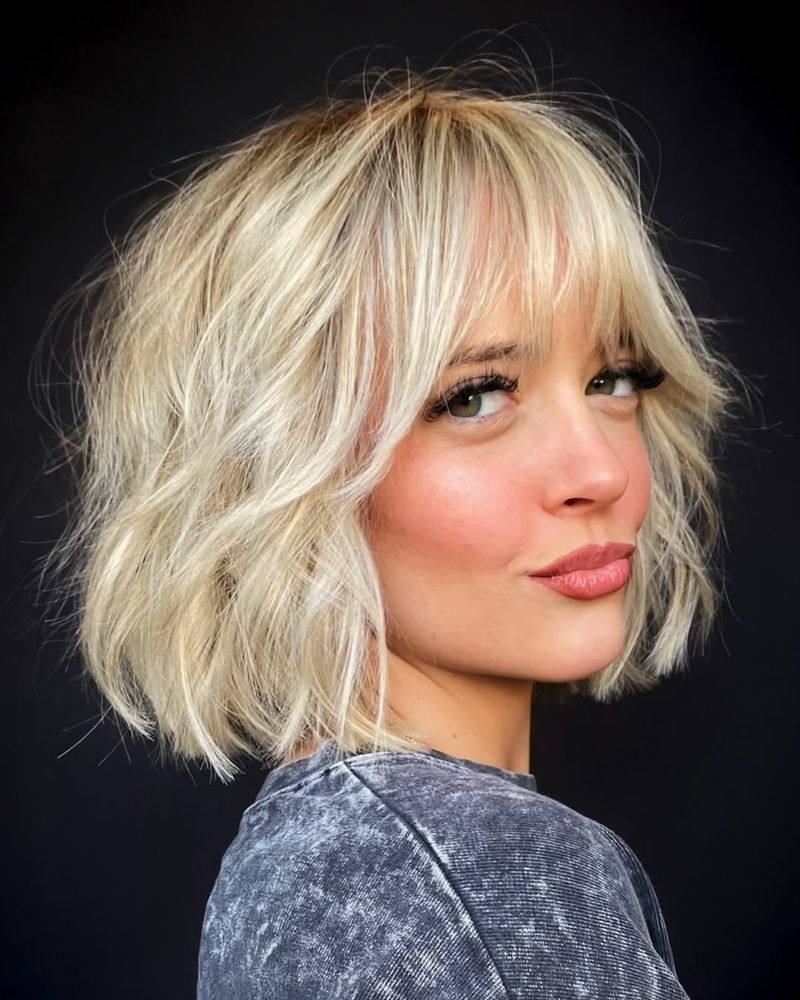 Voluminous Bob with Layers