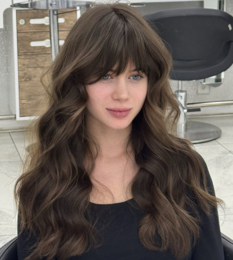 Full Bangs with Bold Layers