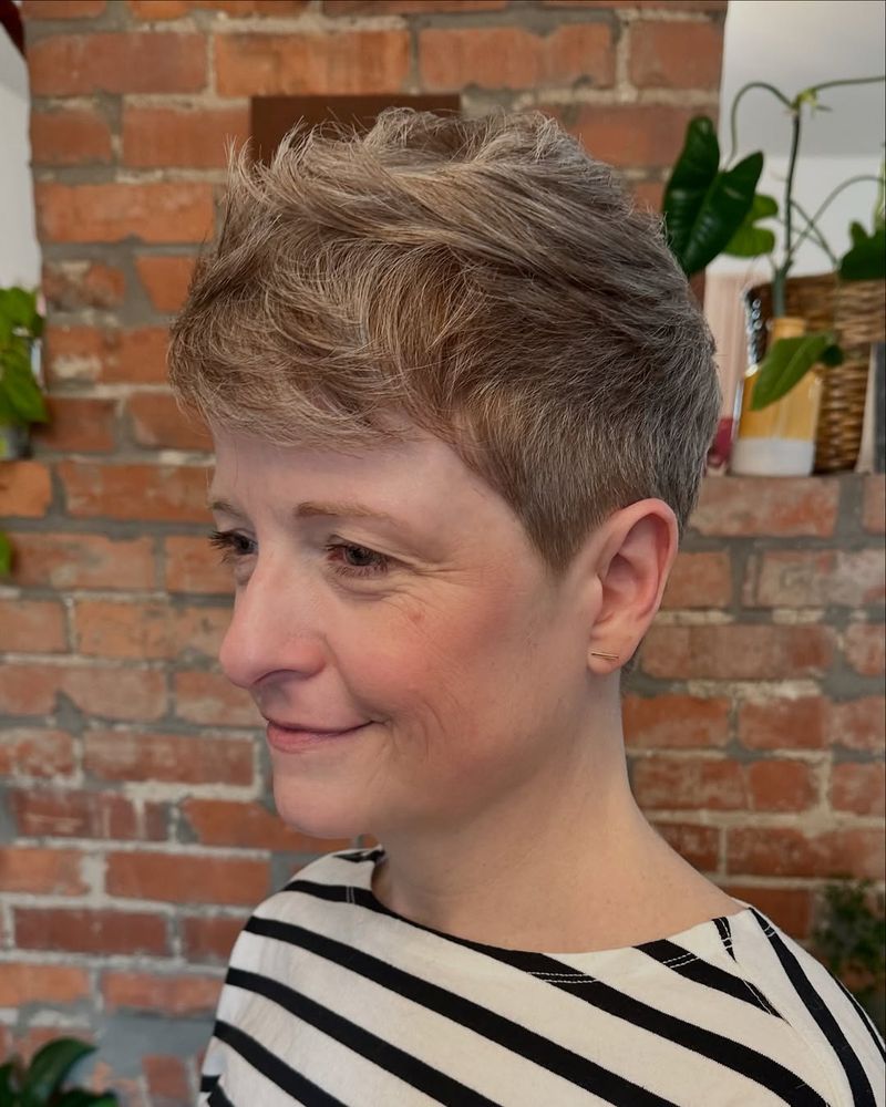 Bold Pixie with Short Fringe