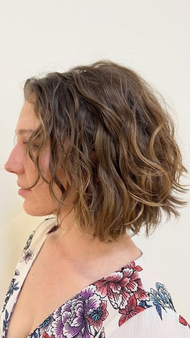 Wavy Perm Bob