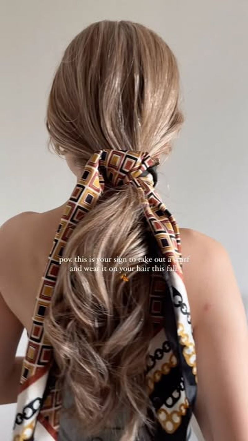 Scarf Ponytail