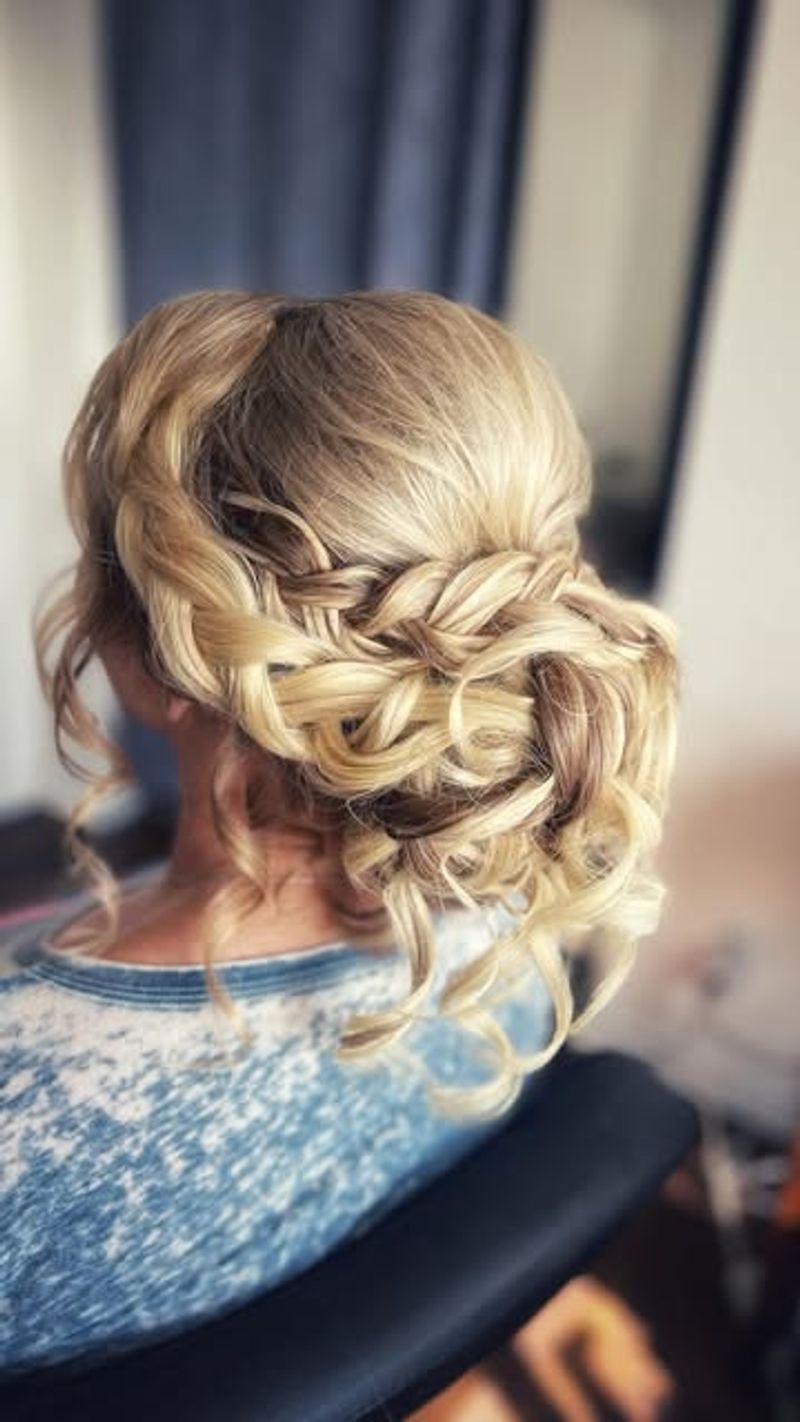 Double Braided Updo