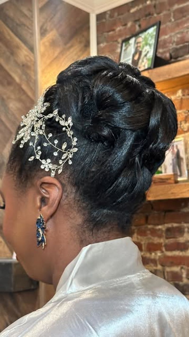 Updo with Accessories