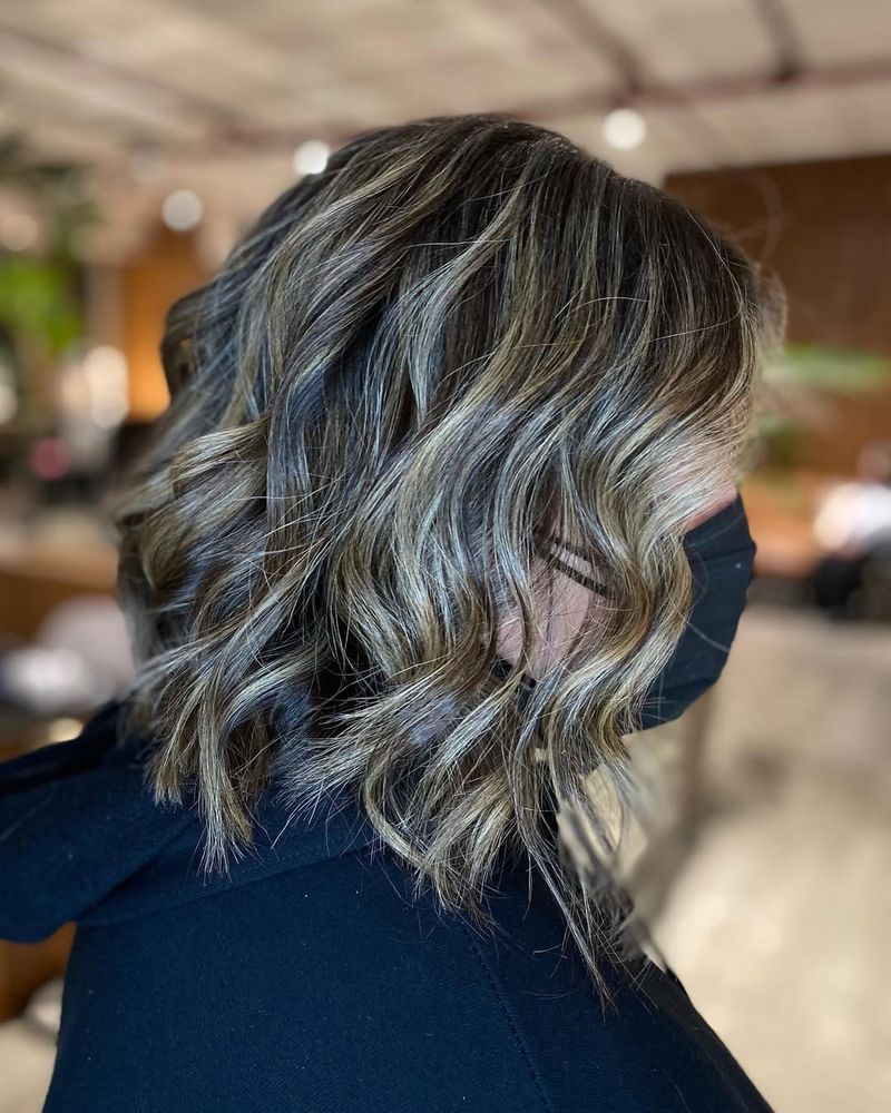 Ash Blonde Highlights