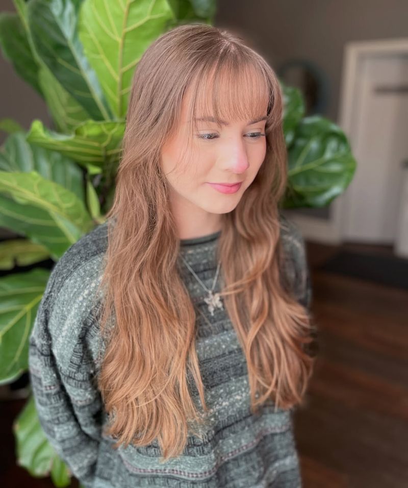 Tousled Waves with Bangs