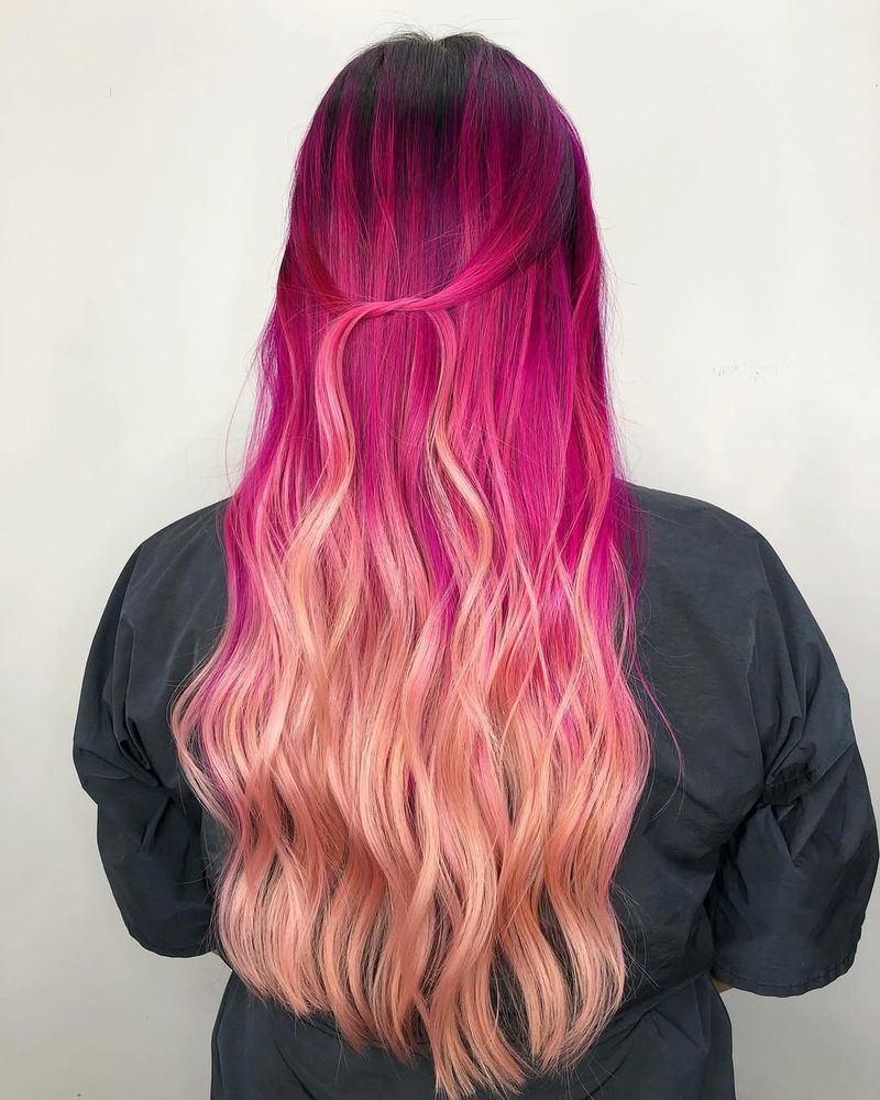 Colorful Ombre Highlights