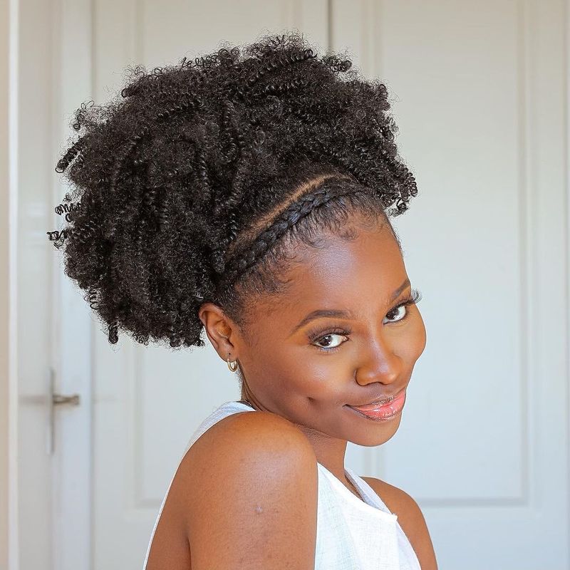 Natural Pineapple Updo