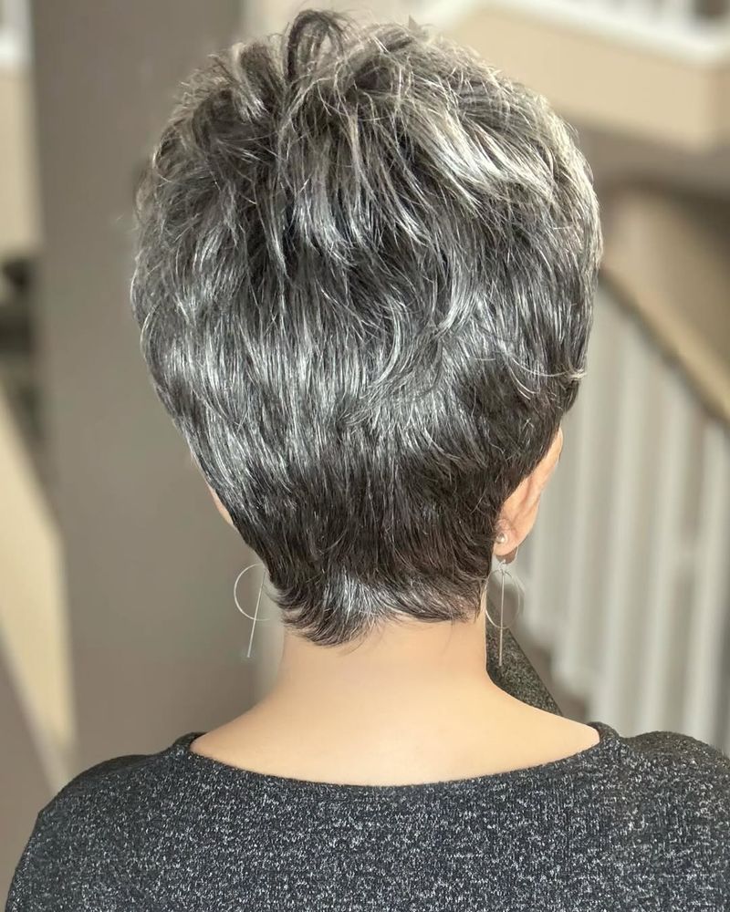 Short Pixie with Tapered Neck