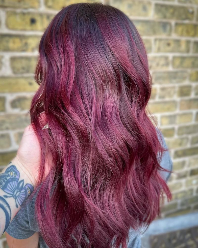 Cranberry Ombre Effect