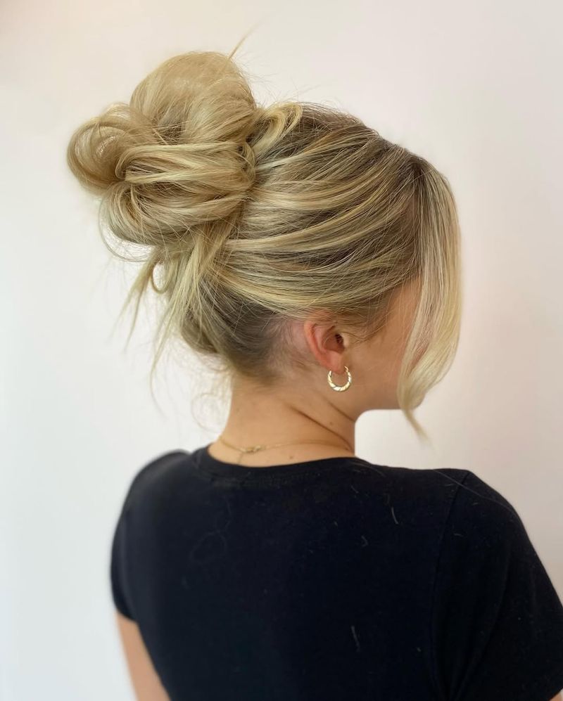 Loose High Bun