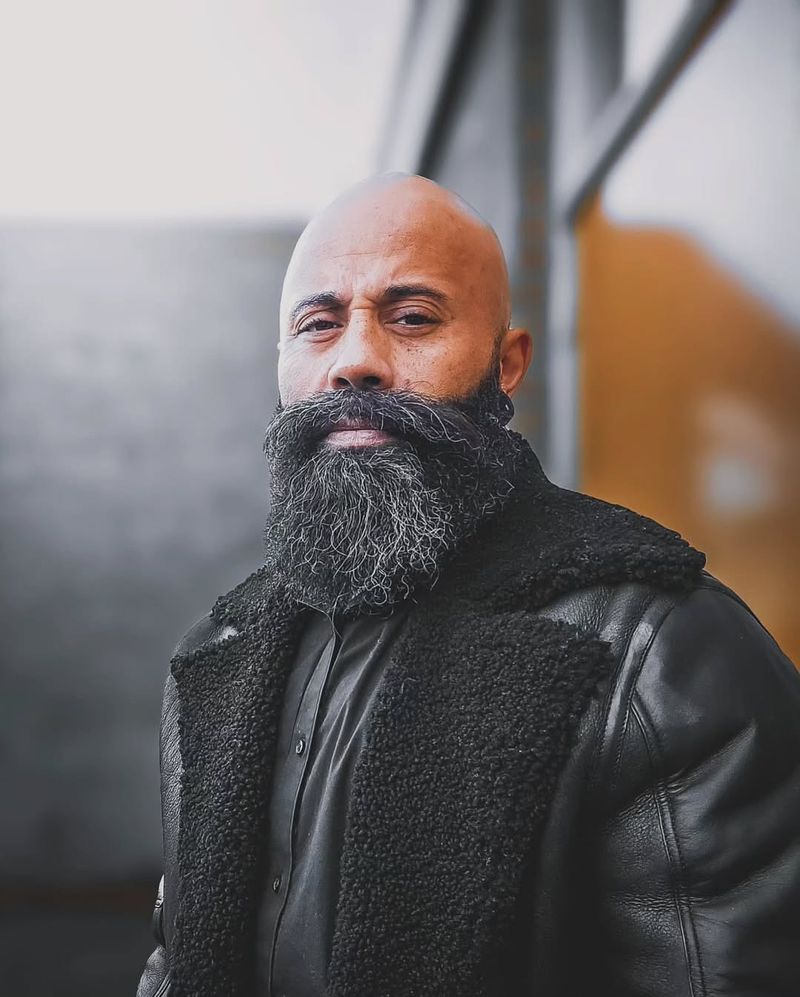 Bald with Beard