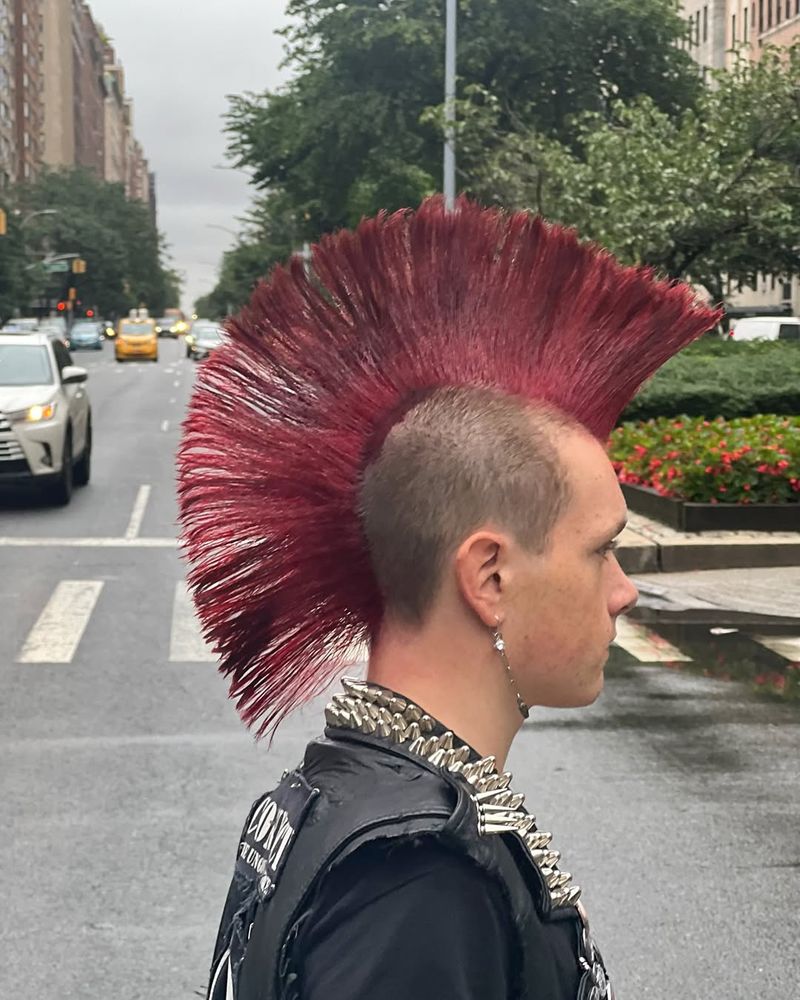 De punk Mohawk