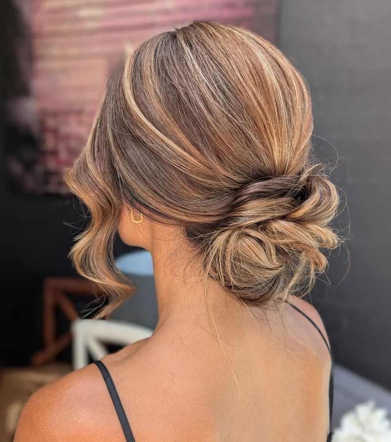 Chignon annodato