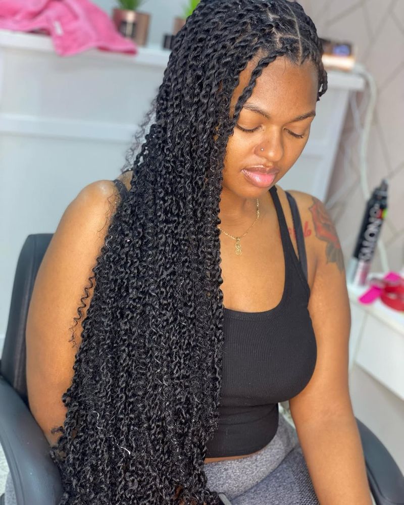 Side Swept Passion Twists