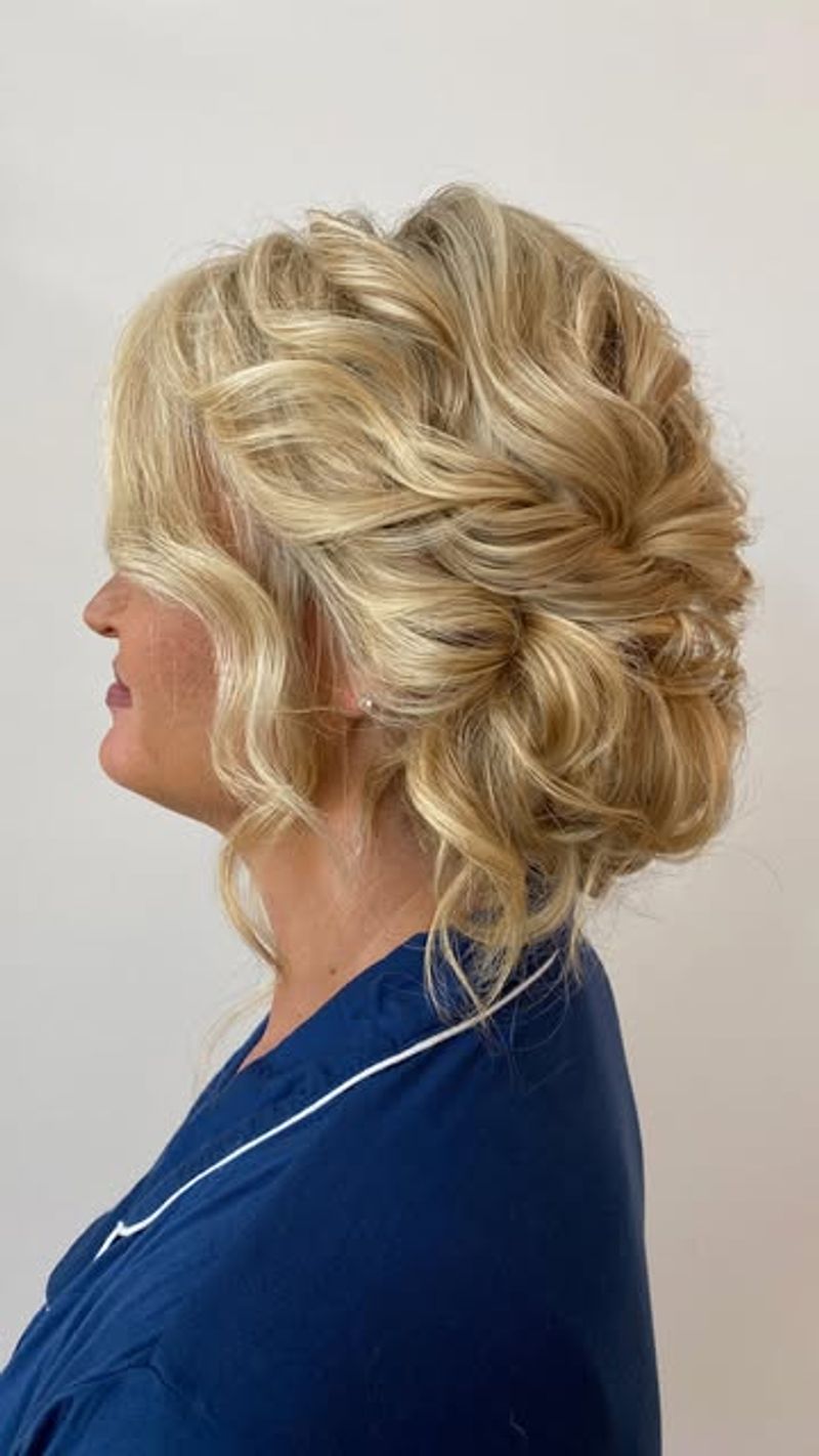 Side-Swept Updo